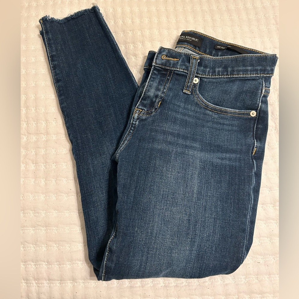 Banana Republic mid-rise skinny jeans